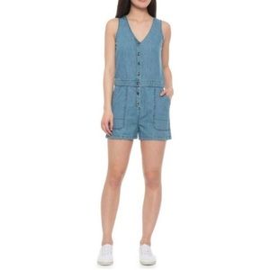 J Brand Devoted denim romper
